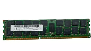 Micron 16GB (1x16GB) SERVER RAM PC3L-12800R DDR3-1600 MT36KSF2G72PZ-1G6E1HE - Picture 1 of 2