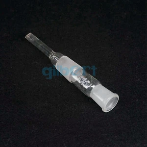 19/26 Female x 24/29 Male Joint Lab Glass Straight Receiver Quickfit Adapter - Picture 1 of 4