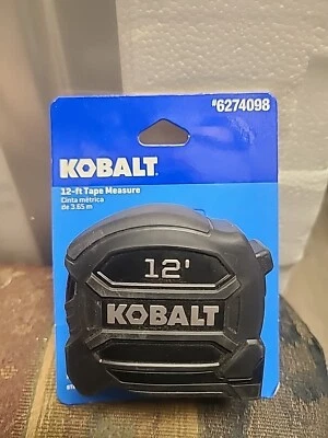 Kobalt 12ft Tape Measure Black #6274098 NEW - Image 1 of 3