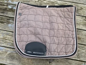 Used Weatherbeeta taupe English dressage pad w/Wick-Dry lining - Picture 1 of 3
