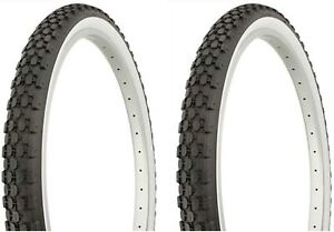 ORIGINAL DURO Bicycle Tire 16/" x 1.75/" Black//White Side Wall Slick HF-160A Bikes