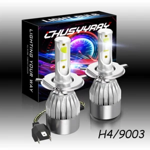 2X H4 LED Headlight Bulbs Kit 6000K White For Hyundai Accent 2000-17 Hi/Lo Beam - Picture 1 of 10
