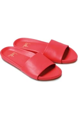 Sandalia Beek Gallito Slide Cuero Rosa Flamenco Para Mujer Multi Talla Nueva en Caja $260 Foto 1 de 4