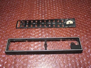Bendix King KMA 24 Overlay and Frame 050-1802-16 - Picture 1 of 3