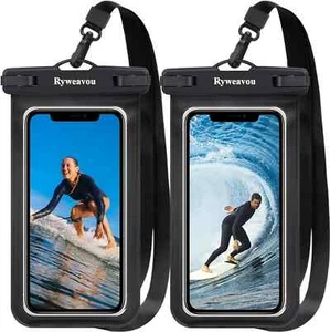 2er Pack Wasserdicht Handytasche Unterwasser Case Hülle Universal Dry Bag Handy - Bild 1 von 9