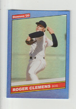 2020 DONRUSS RETRO HOLO BLUE ROGER CLEMENS #220 BOSTON RED SOX
