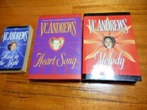 VC  Andrews 2 JH/C 1st Editions and 1 P/B Melody, Heart Song, Music in the Night - Picture 1 of 7