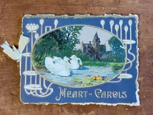Heart Carols-EA Lempriere Knight-Art Lithographic Publishing c1900 Mini Booklet - Picture 1 of 8