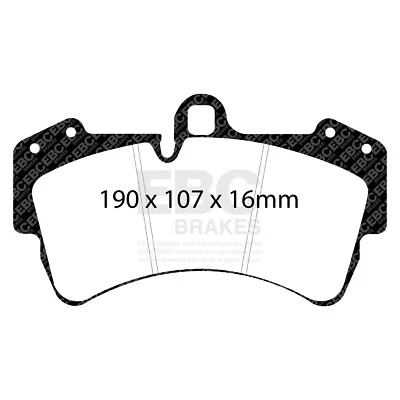 Kits EBC S4 almohadillas Redstuff y rotores USR para 03-07 PORSCHE Cayenne 4.50 Foto 1 de 3