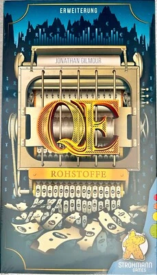 Q.E. Rohstoffe Strohmann Games Familienspiel Legespiel Brettspiel Bluffspiel - Bild 1 von 4