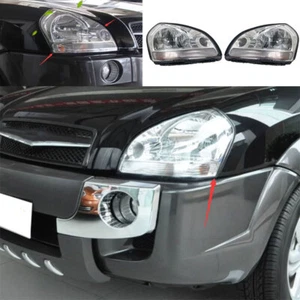 For Hyundai Tucson 2005-2009 Assembly Front Left Right Headlight Headlamp 2PCS - Picture 1 of 16