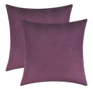 Mixhug Exquisite And Comfortable Pillow Cover Case Plum Velvet  26 By 26 New