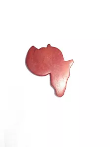 Hand Carved Teakwood Africa Magnet - Imported Directly From Africa - Picture 1 of 2