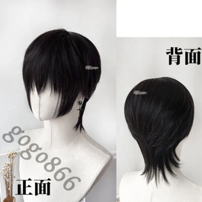 原宿 Kakkoii 蓬松时尚男士假发角色扮演短发饰男孩日常 — 第 1/4 张图片