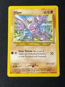 Gligar┃67/105┃Neo Destiny┃Pokemon Card┃WOTC┃Common┃Near Mint - Picture 1 of 2