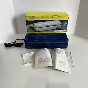 Selten BLAU Deni Freslock Vakuumierer für Lebensmittellagerung Neu/Open Box Modell 1631B - Bild 1 von 18