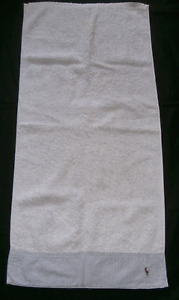 Ralph Lauren Handtuch Duschhandtuch ca. 95x 45 cm weiss 100% Baumwolle