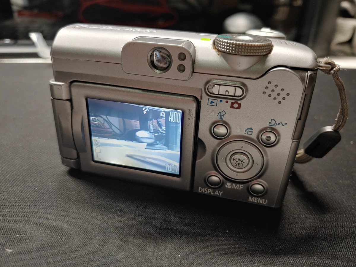 Canon PowerShot A620 シルバー 7.1メガピクセル Canon PowerShot A620 7.1MP Digital Camera - Silver for sale online