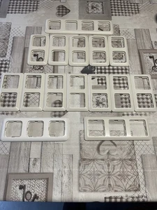 Berker Modul 2  2-fach Rahmen Cremeweiß 7 X Und  2 Fach Bush Jäger Cremeweis 5x - Bild 1 von 6