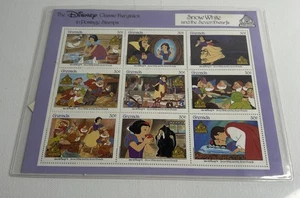 Los cuentos de hadas clásicos de Disney en estampillas postales con certificado de autenticidad - Blancanieves - Imagen 1 de 2