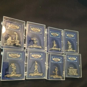 Disney Treasures Genuine Pewter Disney’s Express Train Set Mickey Minnie Goofy - Picture 1 of 3