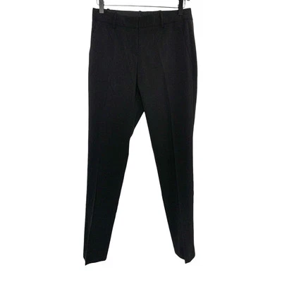 Pantalones de trabajo Theory talla 2 negros mezcla de lana Louise Urban Career Foto 1 de 4