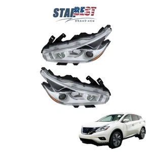 Driver+Passenger Side Headlights Fit For 2015-2018 Nissan Murano Headlamps Pair - Bild 1 von 14