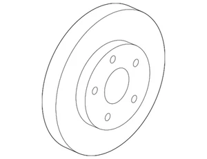 Genuine GM Front Disc Brake Rotor 13529418 - Picture 1 of 4
