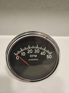 Vintage AC 5,000 RPM Tachometer Early 60's Art Deco Dial Muscle Car Tach Hot Rod - Picture 1 of 4