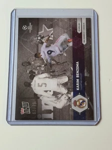 2021 Topps Now UEFA Champions League Black #067 Karim Benzema 62/99 - Picture 1 of 2