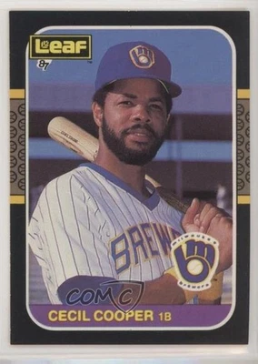 1987 Leaf Canadian Cecil Cooper #230 - Image 1 of 2