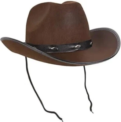 Kangaroo Cowboy Hat with Pull-on Closure, for Men and Women, Brown  - Image 1 of 4