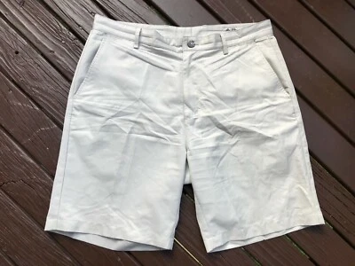 adidas Men's Golf Shorts Pants Large Cream Good Clean Condition Q149 - image 1 of 4