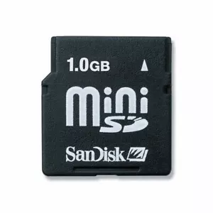 1GB MiniSD Memory Card for Nokia N80 E70 N93 N73 6282 E61 E62 sticks Mini SD - Picture 1 of 1