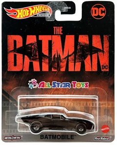 Batimóvil Hot Wheels 2022 Retro Entertainment DC The Batman GRL75 - Imagen 1 de 3