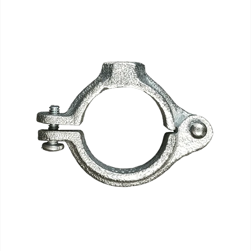 Globe Pipe Hanger 1-1/2" Hinged Split Ring 721-214 Electro-Plated Zinc