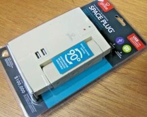 Globe Space Plug - 900 Joules - 6 Outlets - 2 USB fast Ports - surge protector - Picture 1 of 12