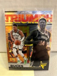 #13 Giannis Antetokounmpo 2022-23 Panini Flux Triumph Milwaukee Bucks