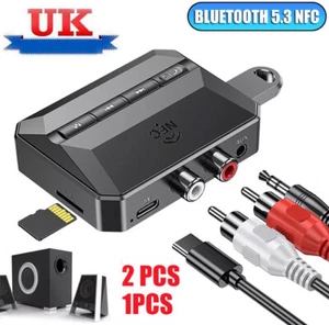 Ricevitore Bluetooth 5.3 Adattatore Audio Stereo Wireless Jack Da 3 5 Mm Aux ☆ - Afbeelding 1 van 18