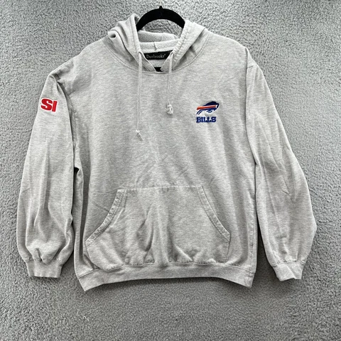 Buffalo Bills Hoodie Women’s 2XL XXL Gray Pullover Dunbrooke Sports Illustrated Cover