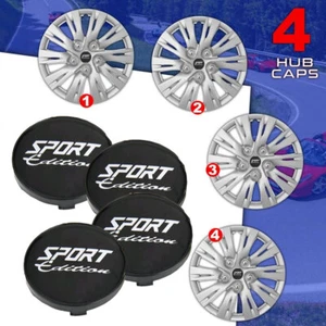 4PCS OD 60MM / ID 56MM Wheel Center Cap SPORT Logo Wheel Cover Hub Cap Rim Caps - Foto 1 di 10