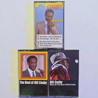 Bill Cosby Comedy Special Stand Up LOT 3 Cassette 1970 1982 More Best of Himself - Image 1 of 4