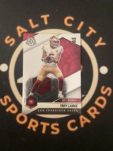2021 Panini Mosaic Trey Lance NFL Debut Rookie Card #244 RC - Picture 1 of 2