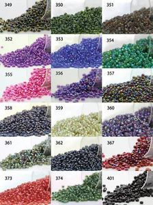 Miyuki Round Rocailles 11/0 Seed Beads - 40grs Bag Various colors - PS35 - Picture 1 of 19
