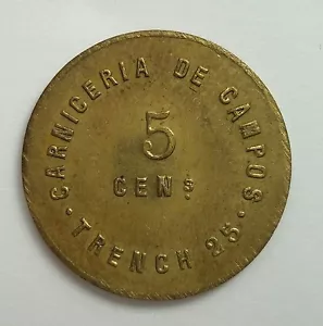 Ficha Token CARNICERIA CAMPOS VALENCIA 5 Centimos - Foto 1 di 2