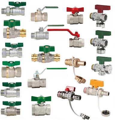 Kugelhahn KFE Messing für Trinkwasser Heizung große Auswahl - Bild 1 von 3