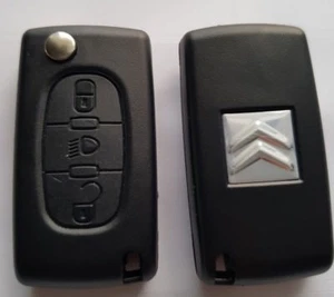 ASK Schlüssel Plip Fernbedienung komplett Citroen C6 C5 C4 * C4 Picasso * Jumpy -2009 - Bild 1 von 1