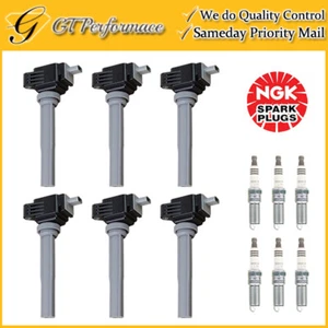 Quality Ignition Coil & NGK Spark Plug 6PCS for Edge F-150 Fusion/ MKX MKZ V6 - Picture 1 of 8