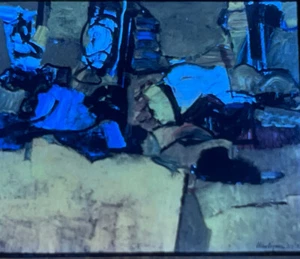 Grace Hartigan “new England ” Abstract Expressionism Art 35mm Slide - Picture 1 of 2