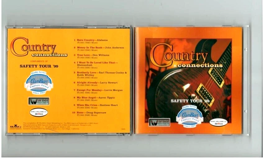 COUNTRY CONNECTIONS SAFETY TOUR 99 CD-I WANT TO BE LOVED LIKE THAT-BORN COUNTRY - Imagem 1 de 1